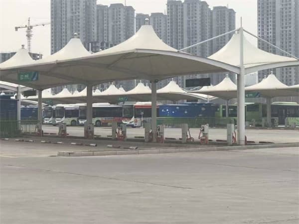 膜结构加油站加气站